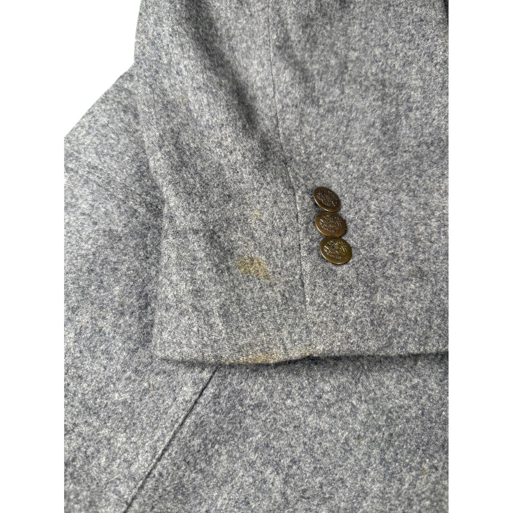Pendleton Woolen Mills Gray 100% Virgin Wool Blazer Men's Size 44 Coat Jacket - Picture 3 of 8